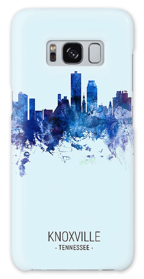 Knoxville Galaxy Case featuring the digital art Knoxville Tennessee Skyline #24 by Michael Tompsett