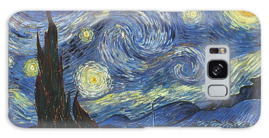 1889 Galaxy Case featuring the painting Starry Night by Vincent Van Gogh