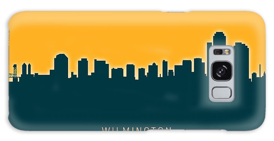 Wilmington Galaxy Case featuring the digital art Wilmington Delaware Skyline #26 by Michael Tompsett