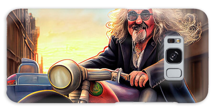 Billy Connolly Galaxy Case featuring the digital art Billy Connolly Art #3 by Tim Hill