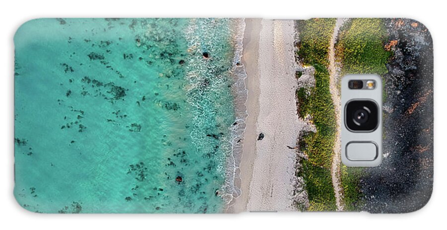 Makalawena Galaxy Case featuring the photograph Makalawena Beach by Christopher Johnson