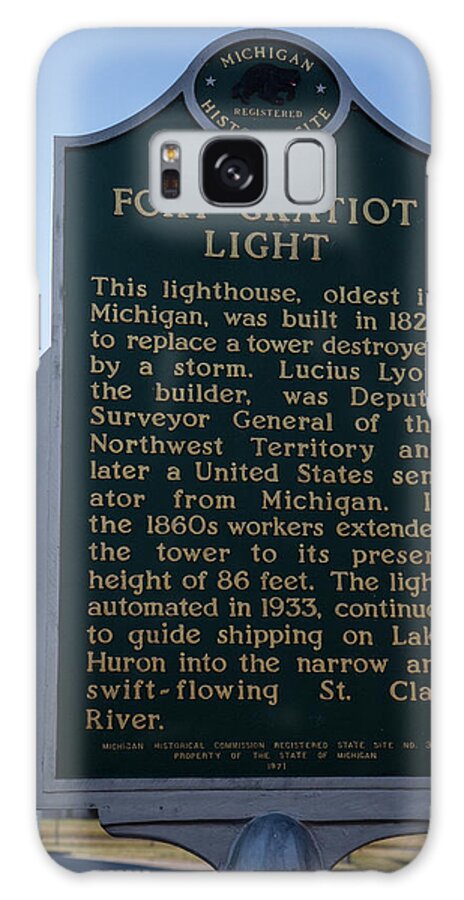 Lighthouse Galaxy Case featuring the photograph Fort Gratiot Lighthouse in Michigan #32 by Eldon McGraw