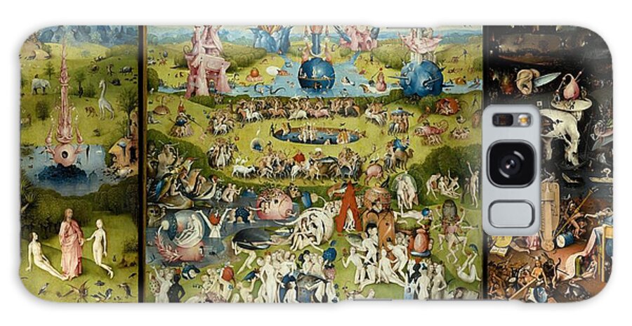 Hieronymus Bosch Galaxy Case featuring the painting The Garden Of Earthly Delights #1 by Hieronymus Bosch