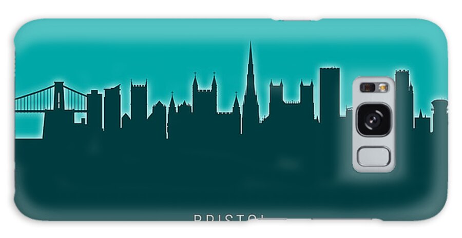 Bristol Galaxy Case featuring the digital art Bristol England Skyline #37 by Michael Tompsett