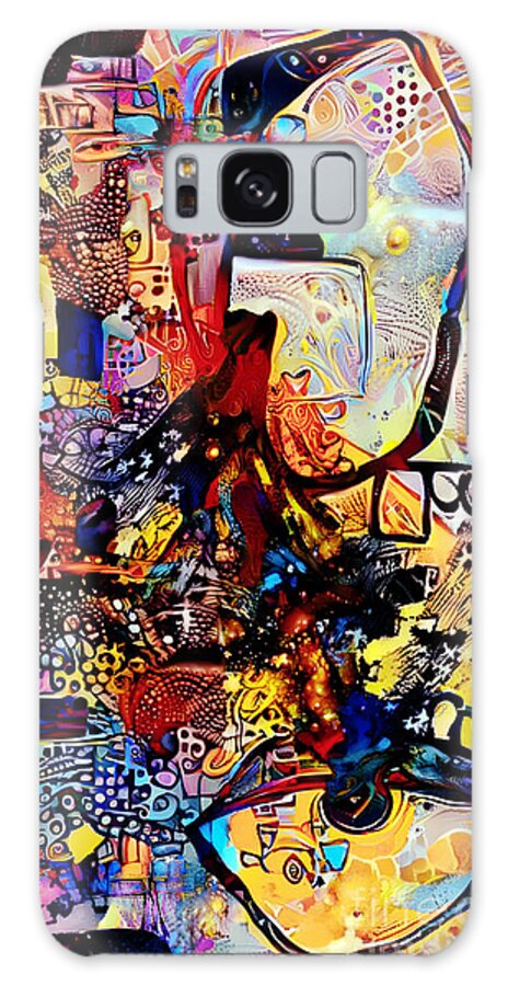 Contemporary Art Galaxy Case featuring the digital art 2 by Jeremiah Ray