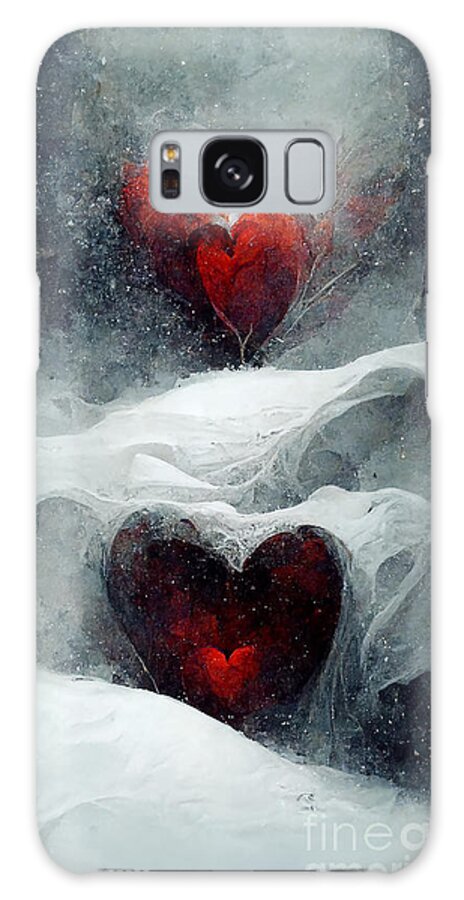Series Galaxy Case featuring the digital art Valentine winter #4 by Sabantha