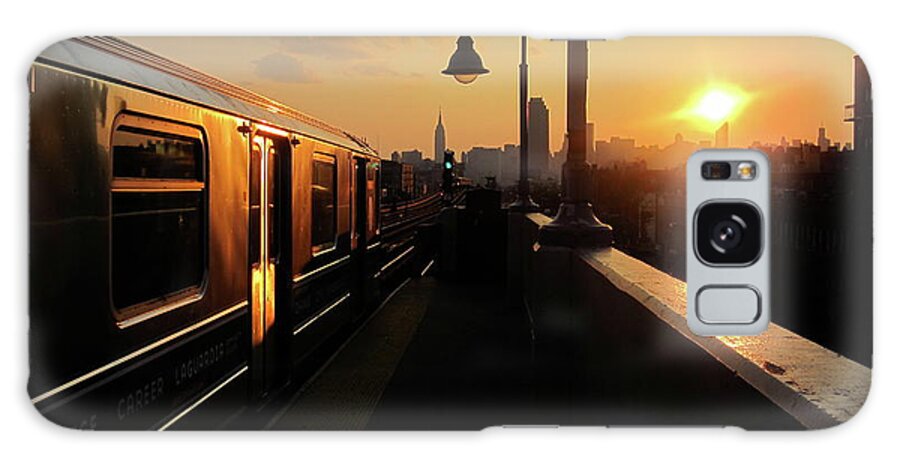 Nyc Galaxy Case featuring the photograph 46th Bliss Street Sunset by Chris Goldberg