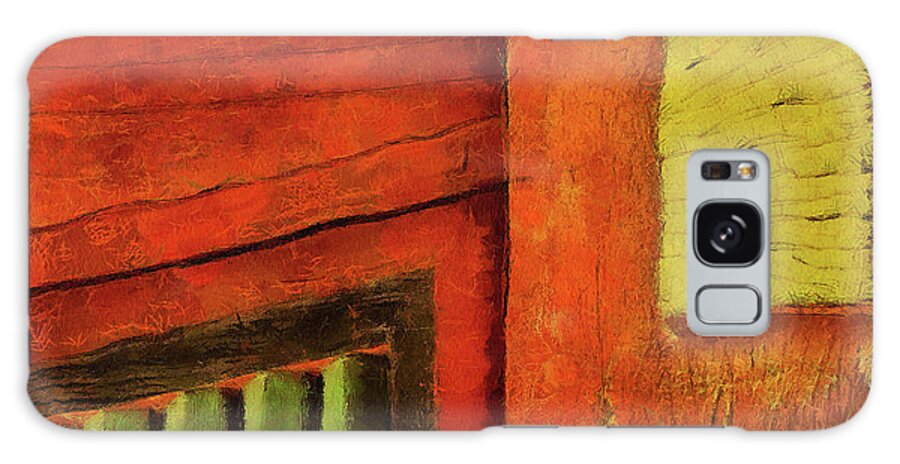 Abstract Galaxy Case featuring the mixed media 504 Architectural Abstract Colorful Wood Beams, Todaiji Temple, Nara, Japan by Richard Neuman Architectural Gifts