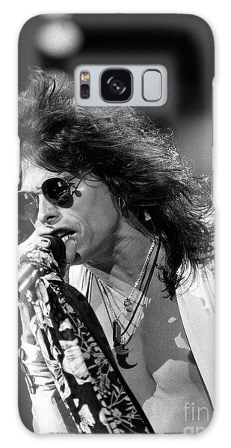 Singing Galaxy Case featuring the photograph Steven Tyler - Aerosmith #6 by Concert Photos