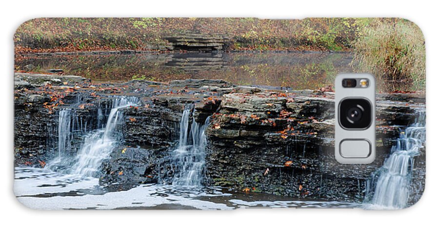 County Galaxy Case featuring the photograph 619-10 Waterfall Autumn by Hank Erdmann