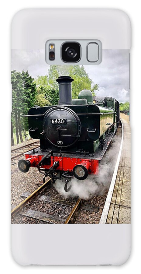 6430 Galaxy Case featuring the photograph 6430 Steam Locomotive in Steam by Gordon James