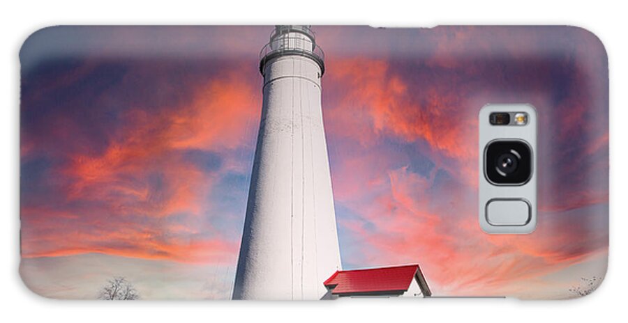  Galaxy Case featuring the photograph Fort Gratiot Lighthouse in Michigan #8 by Eldon McGraw