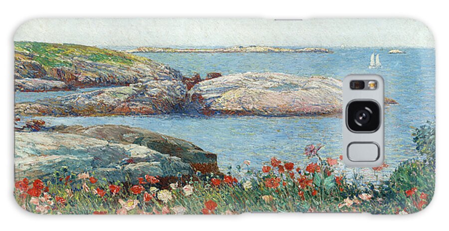 Childe Hassam Galaxy Case featuring the painting Poppies, Isles of Shoals #8 by Childe Hassam
