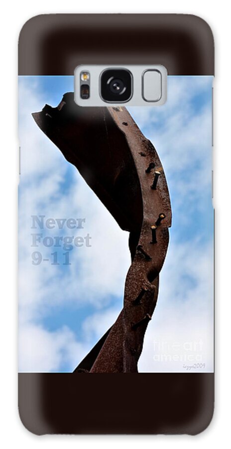 9-11 Galaxy Case featuring the photograph 9-11 Never Forget by Irene Czys