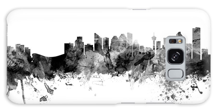 Calgary Galaxy Case featuring the digital art Calgary Canada Skyline #9 by Michael Tompsett