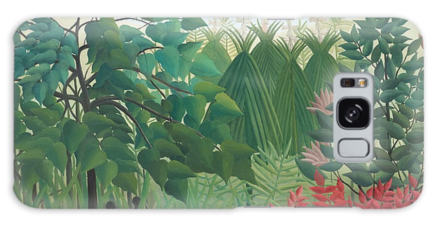 Rousseau Galaxy Case featuring the painting The Waterfall by Henri Rousseau by Mango Art