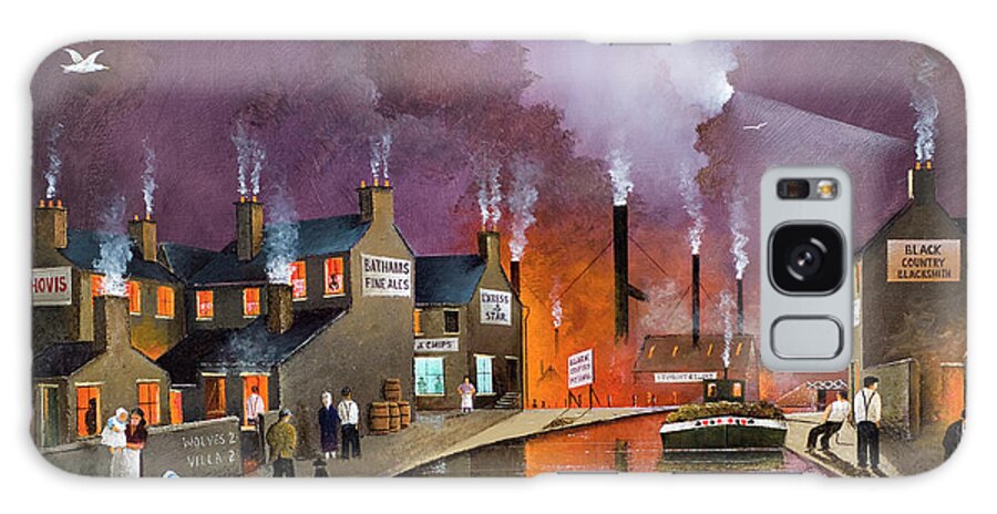 England Galaxy Case featuring the painting A Blackcountry Community - England by Ken Wood