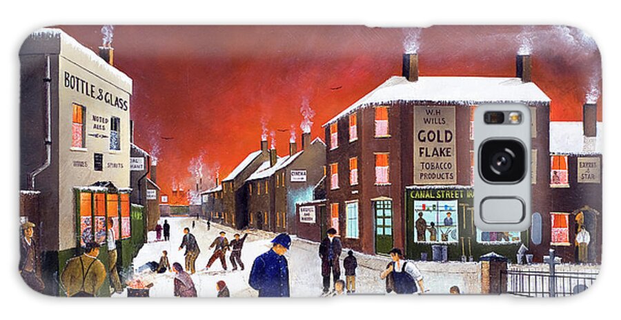 England Galaxy Case featuring the painting Blackcountry Village Community - England by Ken Wood