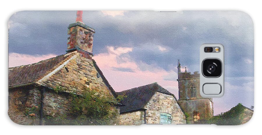 Downton Abbey Galaxy Case featuring the photograph A Courtyard in Stow by Brian Watt