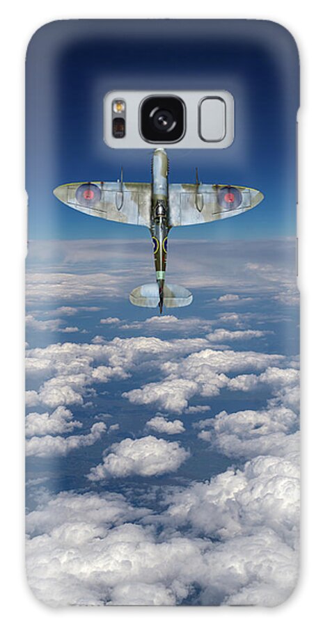 Spitfire Galaxy Case featuring the photograph A cut above by Gary Eason