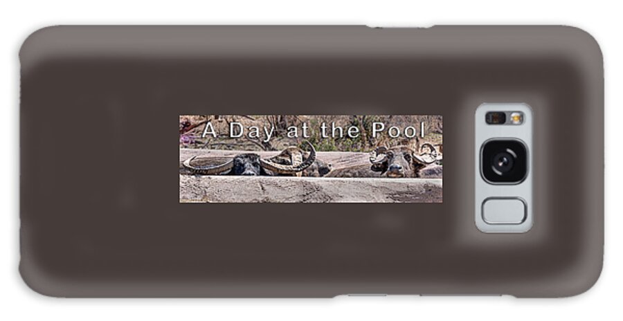 Galaxy Case featuring the photograph A Day at the Pool by Al Judge