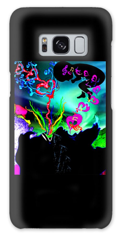 A Fathers Love Poem Galaxy Case featuring the digital art A Fathers Love Magniloquent Lullaby With Soul by Stephen Battel
