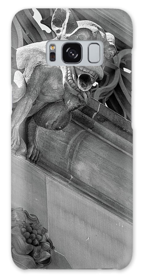 Architecture Galaxy Case featuring the photograph A Gargoyle in Strasbourg - 1 by W Chris Fooshee