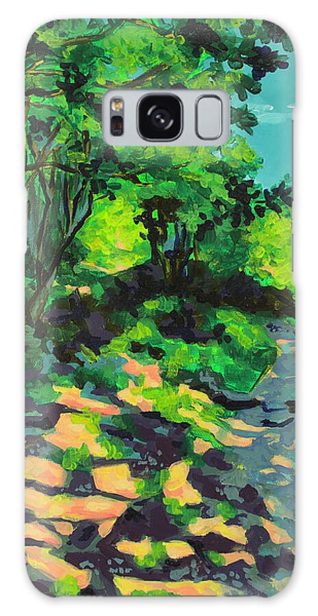 Houston Galaxy Case featuring the painting A Light on my Path by Allison Fox