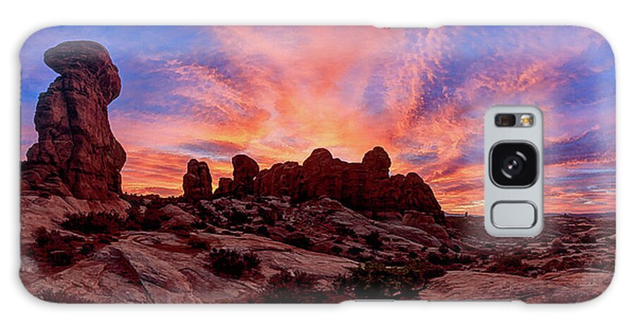Dramatic Sunrise Galaxy Case featuring the photograph A Moment in Time by ABeautifulSky Photography by Bill Caldwell
