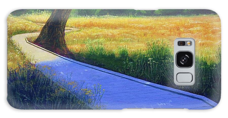 Kim Mcclinton Galaxy Case featuring the painting A Path a Day by Kim McClinton