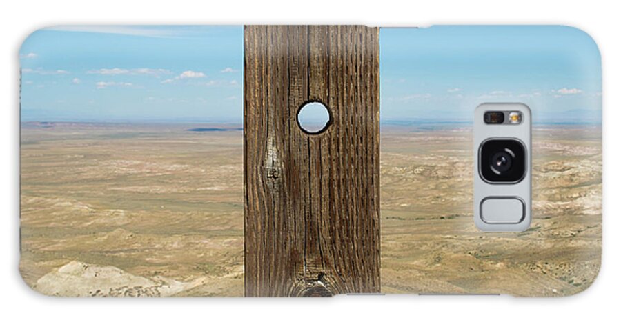 Contemporary Galaxy Case featuring the photograph A Peep into Wyoming by Stuart Allen