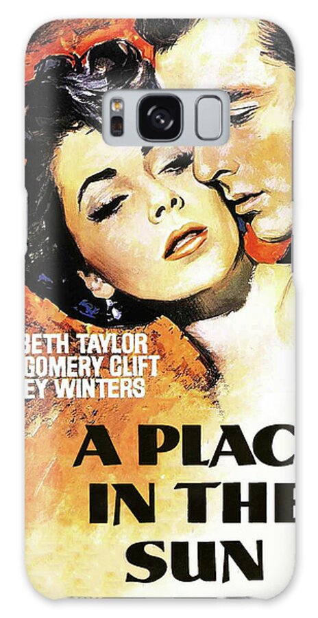 Place Galaxy Case featuring the mixed media ''A Place in the Sun'' movie poster 1951 by Movie World Posters