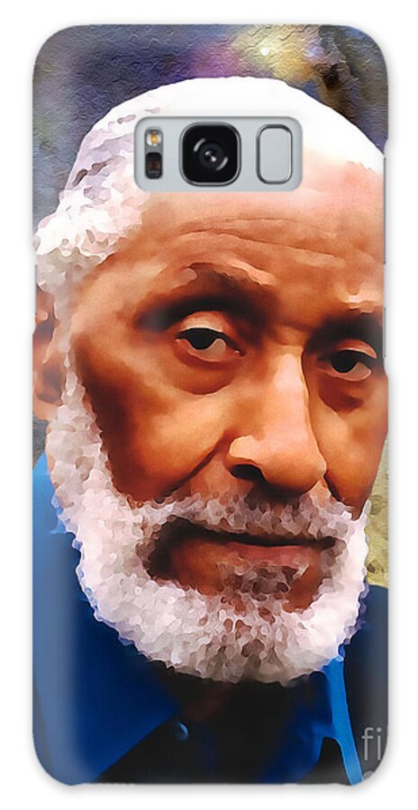 Portraits Galaxy Case featuring the digital art A Portrait of Sonny Rollins by Walter Neal