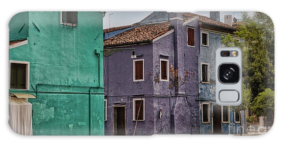 Houses Galaxy Case featuring the photograph A quiet corner of Burano by The P