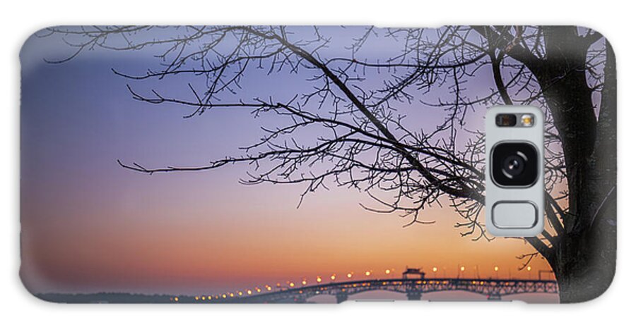 Tree Galaxy Case featuring the photograph A River Scene by Rachel Morrison