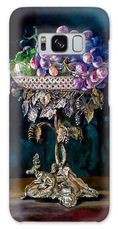 Galaxy Case featuring the painting A silver Epergne by Raouf Oderuth