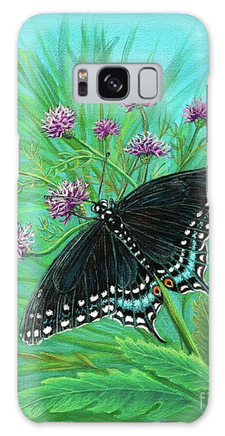 Swallowtail Galaxy Case featuring the painting A Swallowtail for Deanna by Sarah Irland