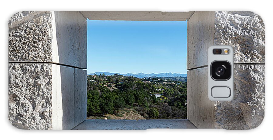 Brentwood Galaxy Case featuring the photograph A Window on Los Angeles from Afar by David Levin
