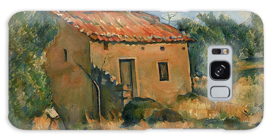 Paul Cezanne Galaxy Case featuring the painting Abandoned House near Aix-en-Provence, 1887 by Paul Cezanne
