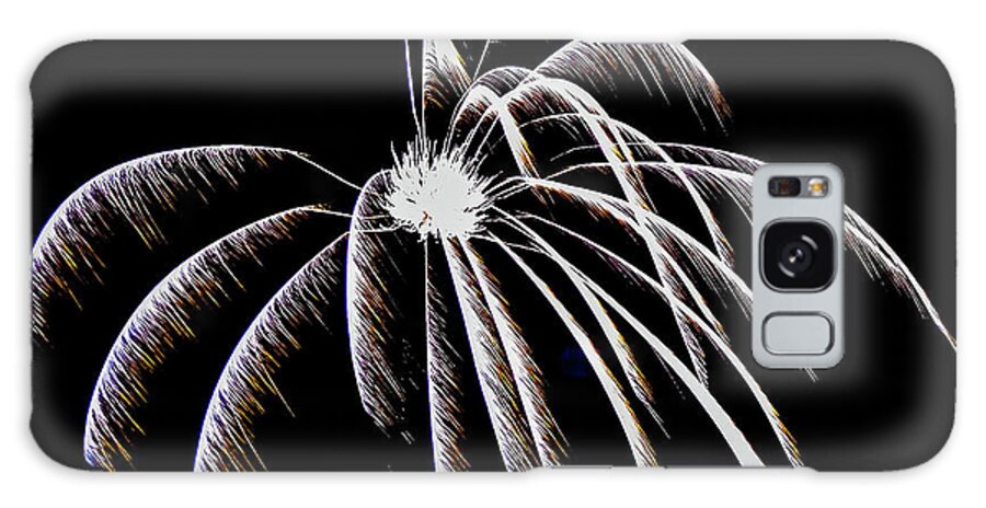 Flower Galaxy Case featuring the photograph Abstract Fireworks by Christina McGoran