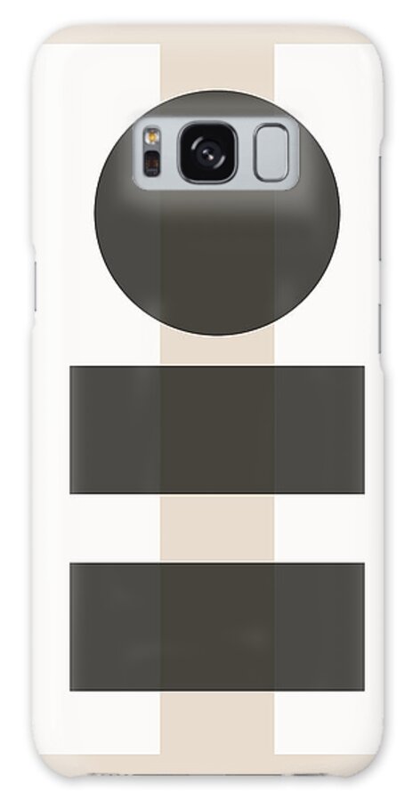 Geometric Galaxy Case featuring the mixed media Modern Minimalist Geometric Abstract by Modern Abstract