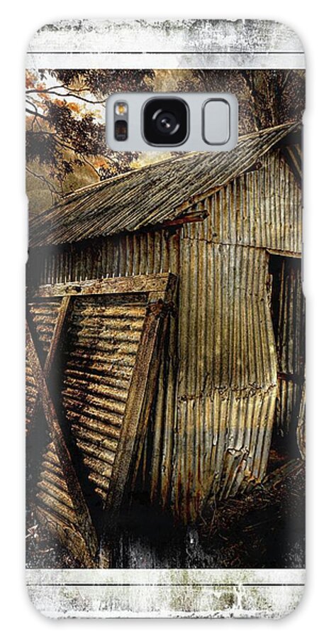 Shed Galaxy Case featuring the photograph Abstract Vintage Shed by Michelle Liebenberg
