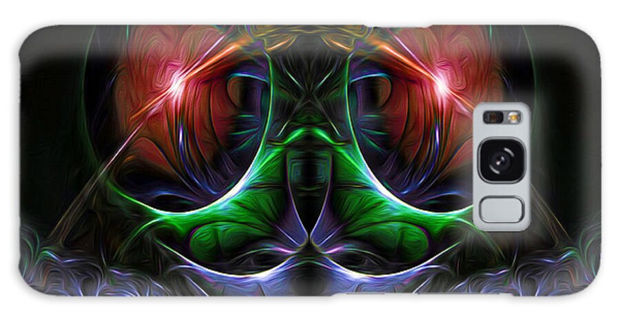 Chrome Galaxy Case featuring the digital art Addiction by Jeff Malderez