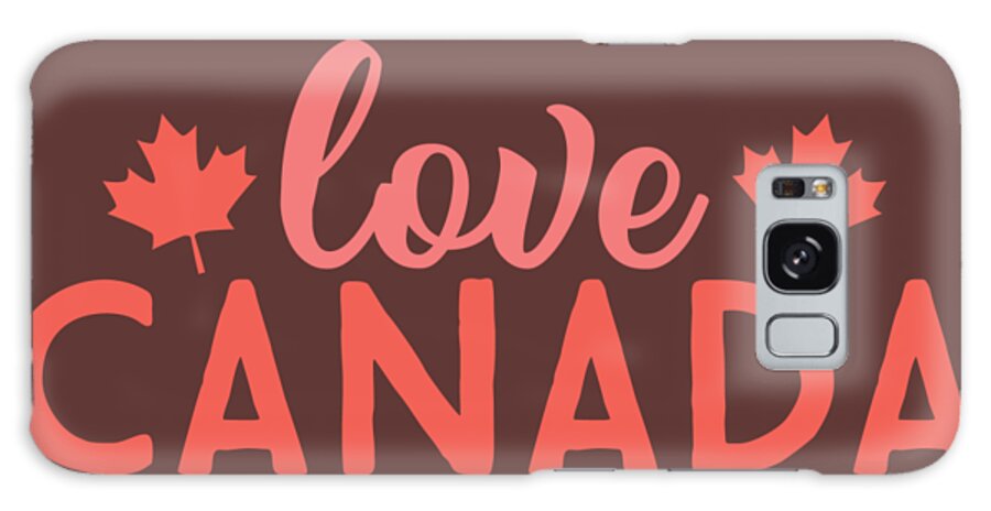 Adventurer Galaxy Case featuring the digital art Adventurer Gift Love Canada by Jeff Creation