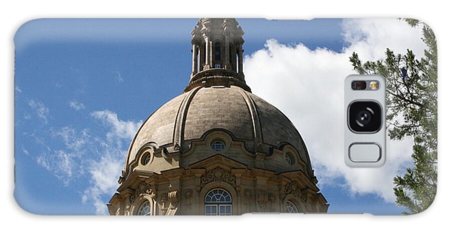 Edmonton Galaxy Case featuring the photograph Alberta Legislature Building by Mary Mikawoz