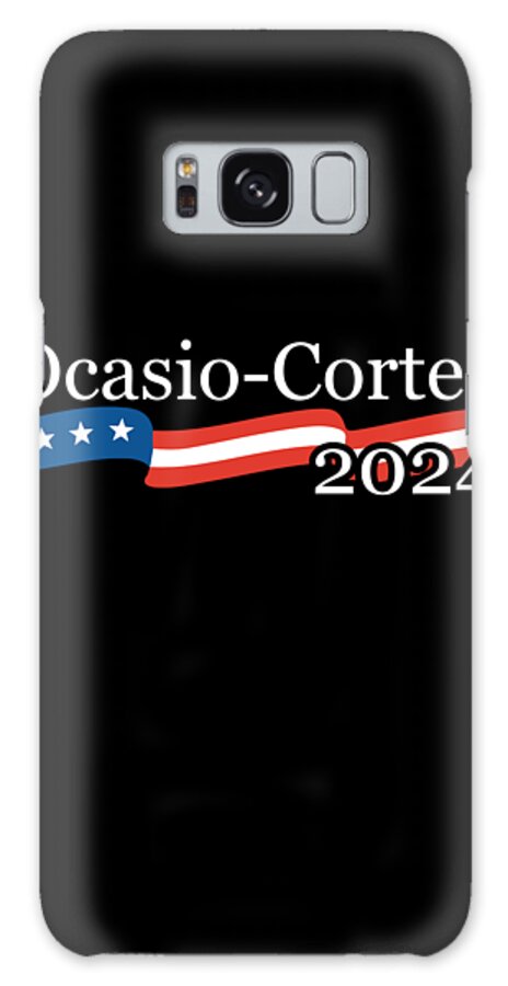 Socialism Galaxy Case featuring the digital art Alexandria Ocasio Cortez 2024 by Flippin Sweet Gear