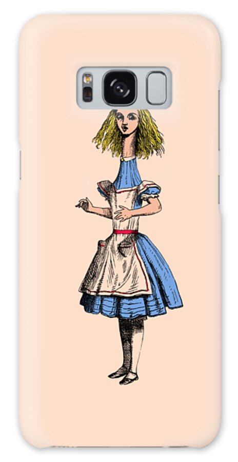 Alice In Wonderland Galaxy Case featuring the digital art Alices Adventures in Wonderland by Madame Memento