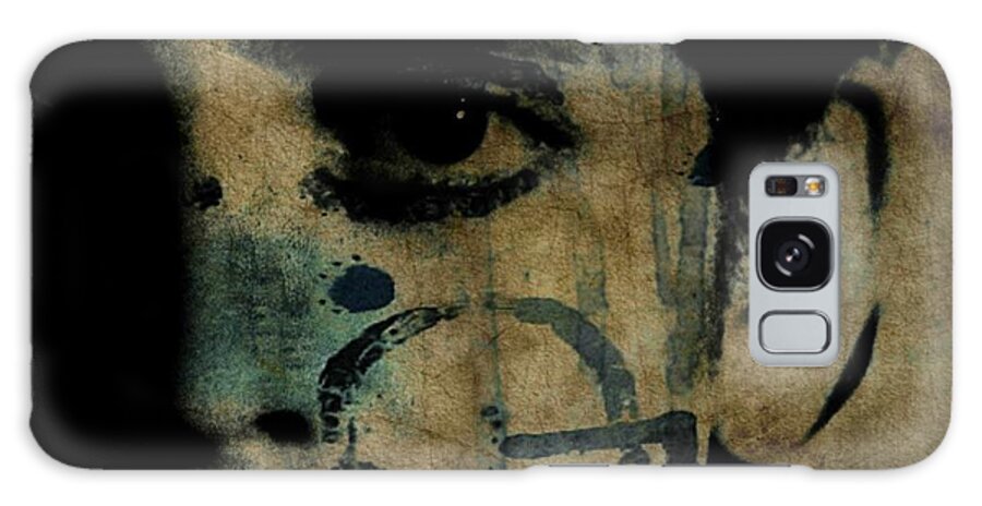 Lou Reed Galaxy Case featuring the mixed media All Tomorrow's Parties by Paul Lovering