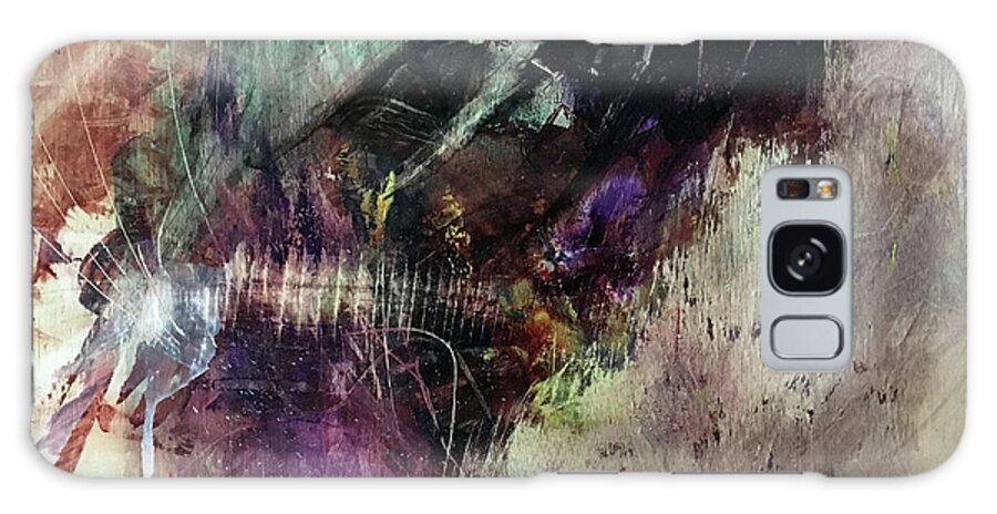 Abstract Art Galaxy Case featuring the painting Allegiance to None by Rodney Frederickson