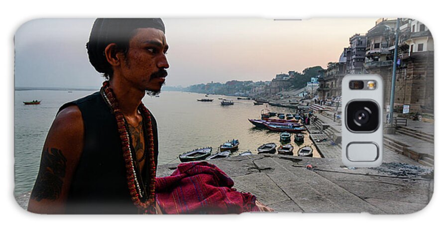 Varanasi Galaxy Case featuring the photograph Mystic River - Ganges River Ghats, Varanasi. India by Earth And Spirit